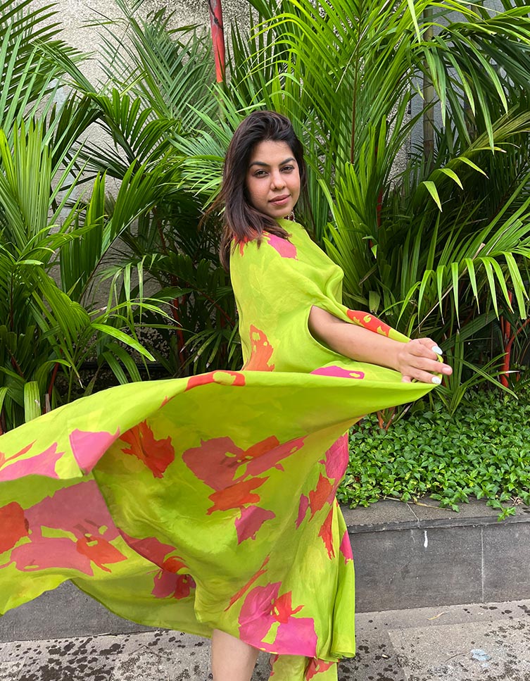Neon Blossom One-Shoulder Dress Neon Blossom One-Shoulder Dress