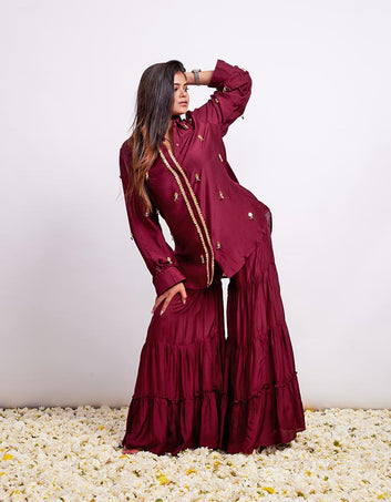 Queen Bae Sharara Suit Set